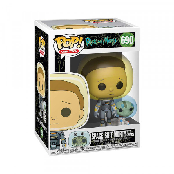 Funko POP! Rick and Morty: Space Suit Morty with Snake
